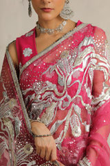 Pink Cosmos - Saree