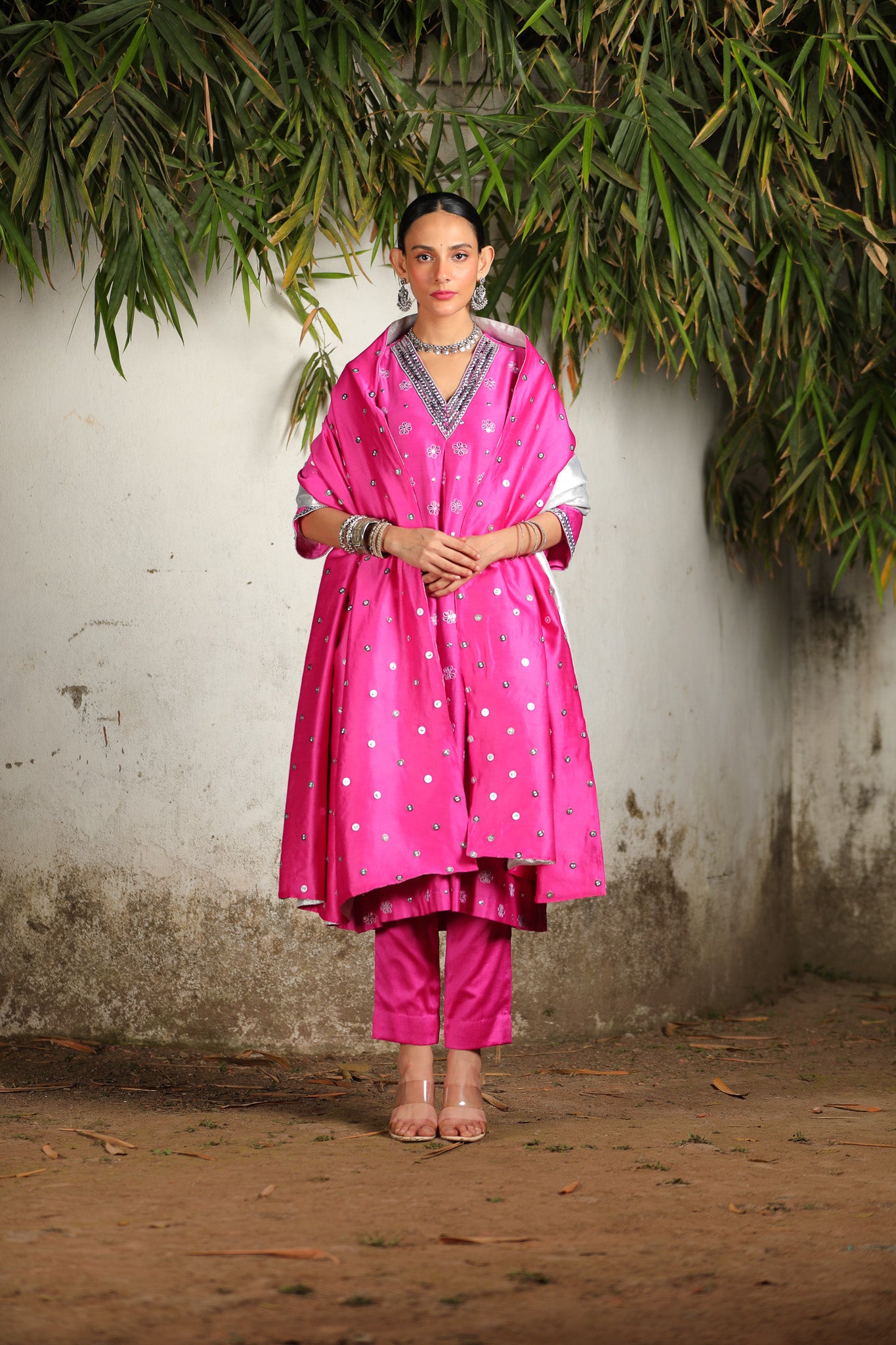 Hot Pink - Kurta Set