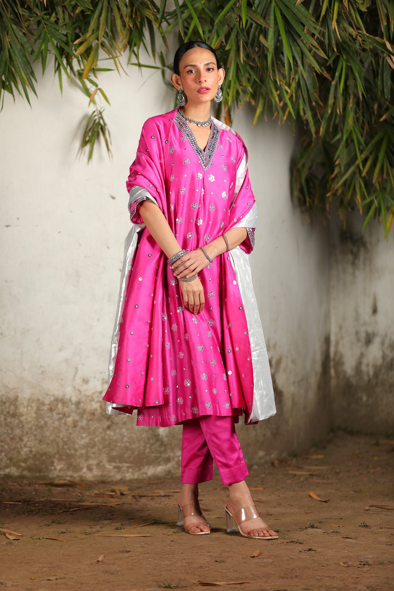 Hot Pink - Kurta Set