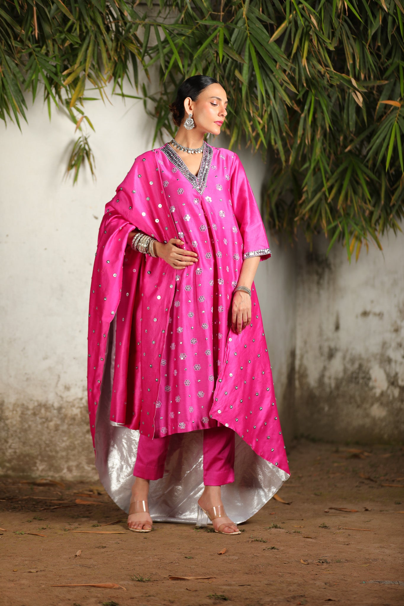 Hot Pink - Kurta Set