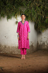 Hot Pink - Kurta Set