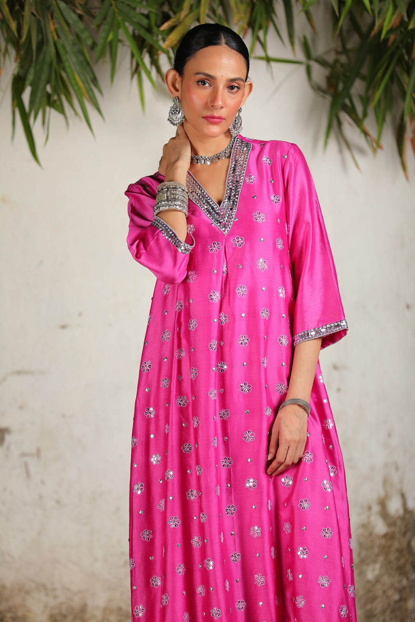 Hot Pink - Kurta Set