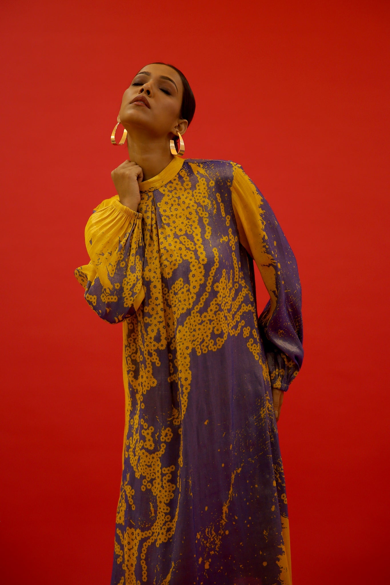 Ochre Ebru - Kurta Set