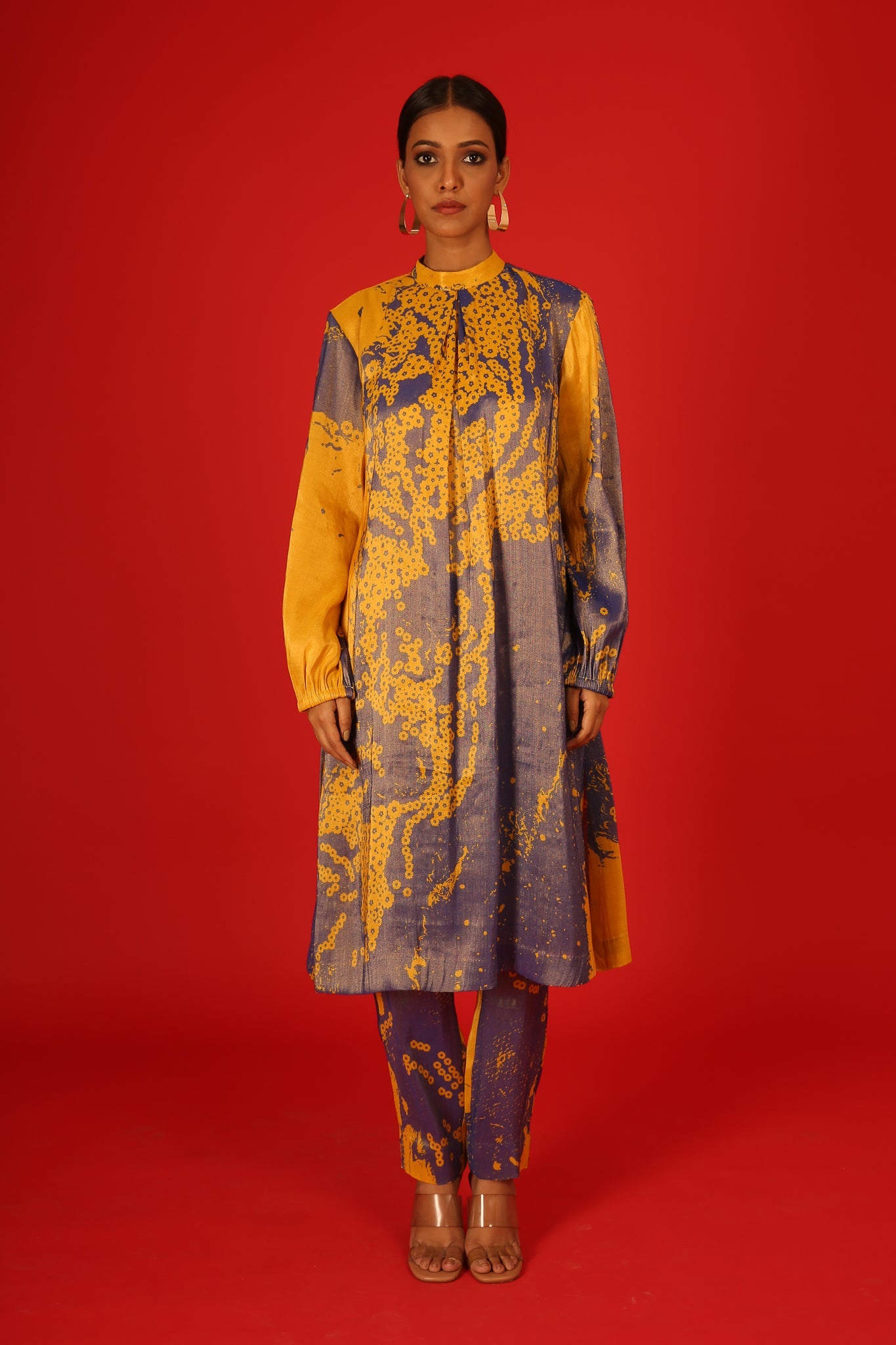Ochre Ebru - Kurta Set