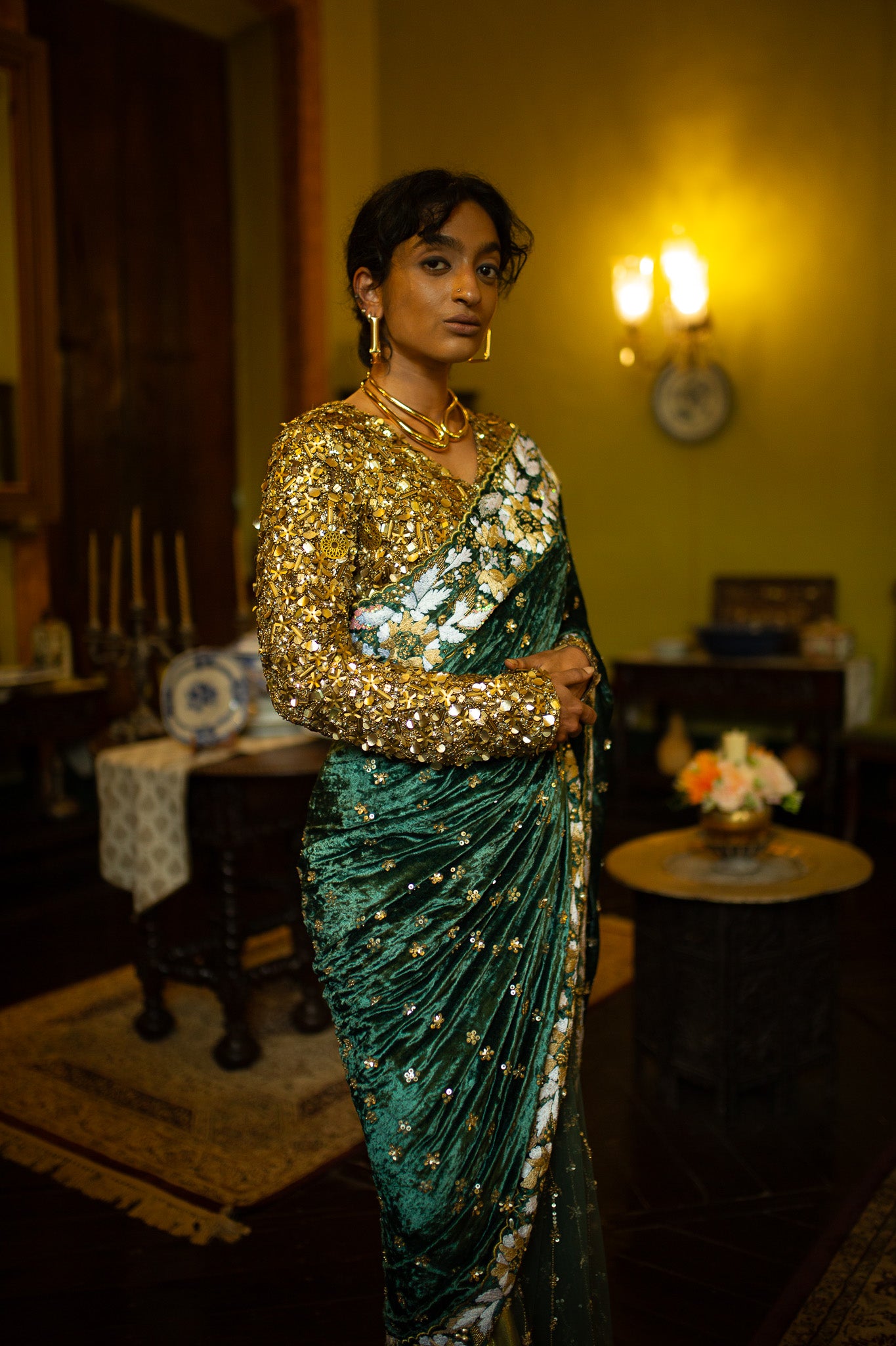 Qayanaat - Saree Set