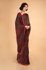 Laali-Printed Cotton Silk Saree - sakshamneharicka.com