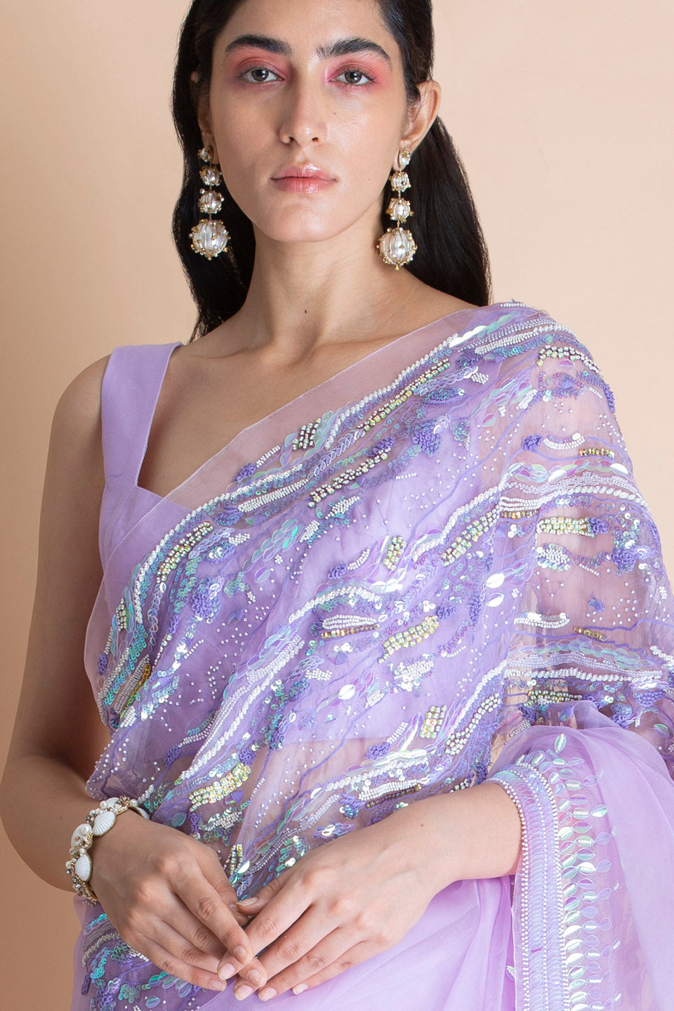 Gelato In Silk Organza - Saree