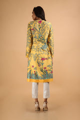 Printed Kurta in Chanderi - sakshamneharicka.com