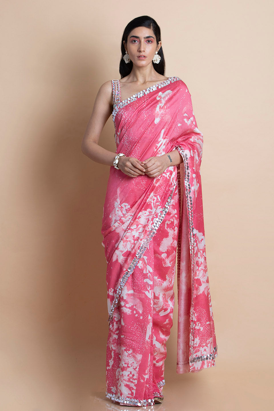 Camellia Rose - Saree