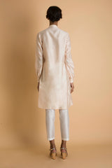 Peach Tonal Embroidered Tunic