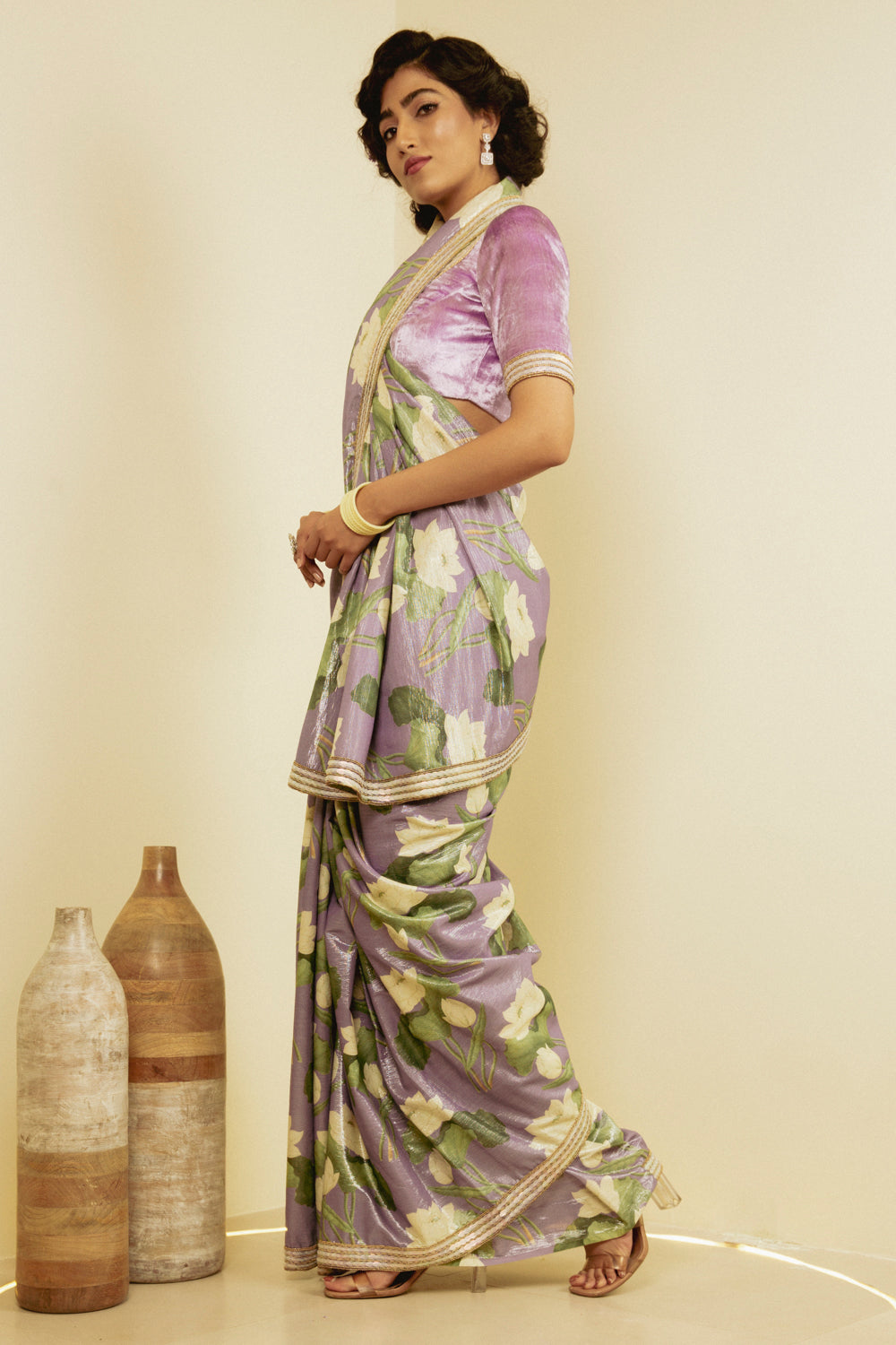 Indian Lotus - Saree Set