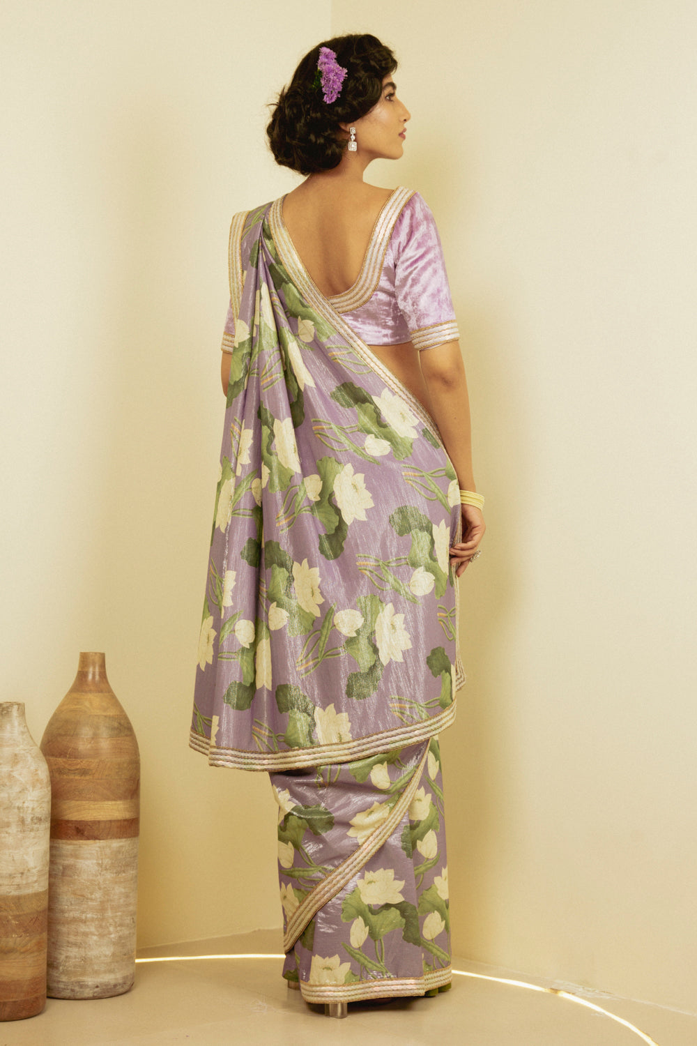 Indian Lotus - Saree Set