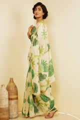 Nidhivan Printed Chanderi - Saree