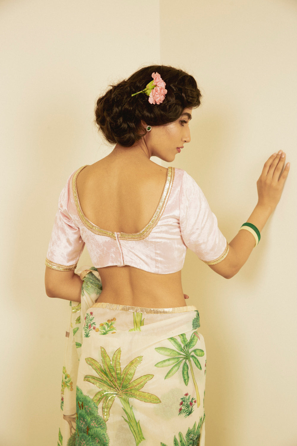 Nidhivan Printed Chanderi - Saree