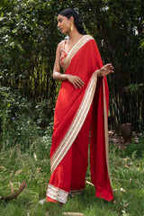 Sindoori Laal  - Saree