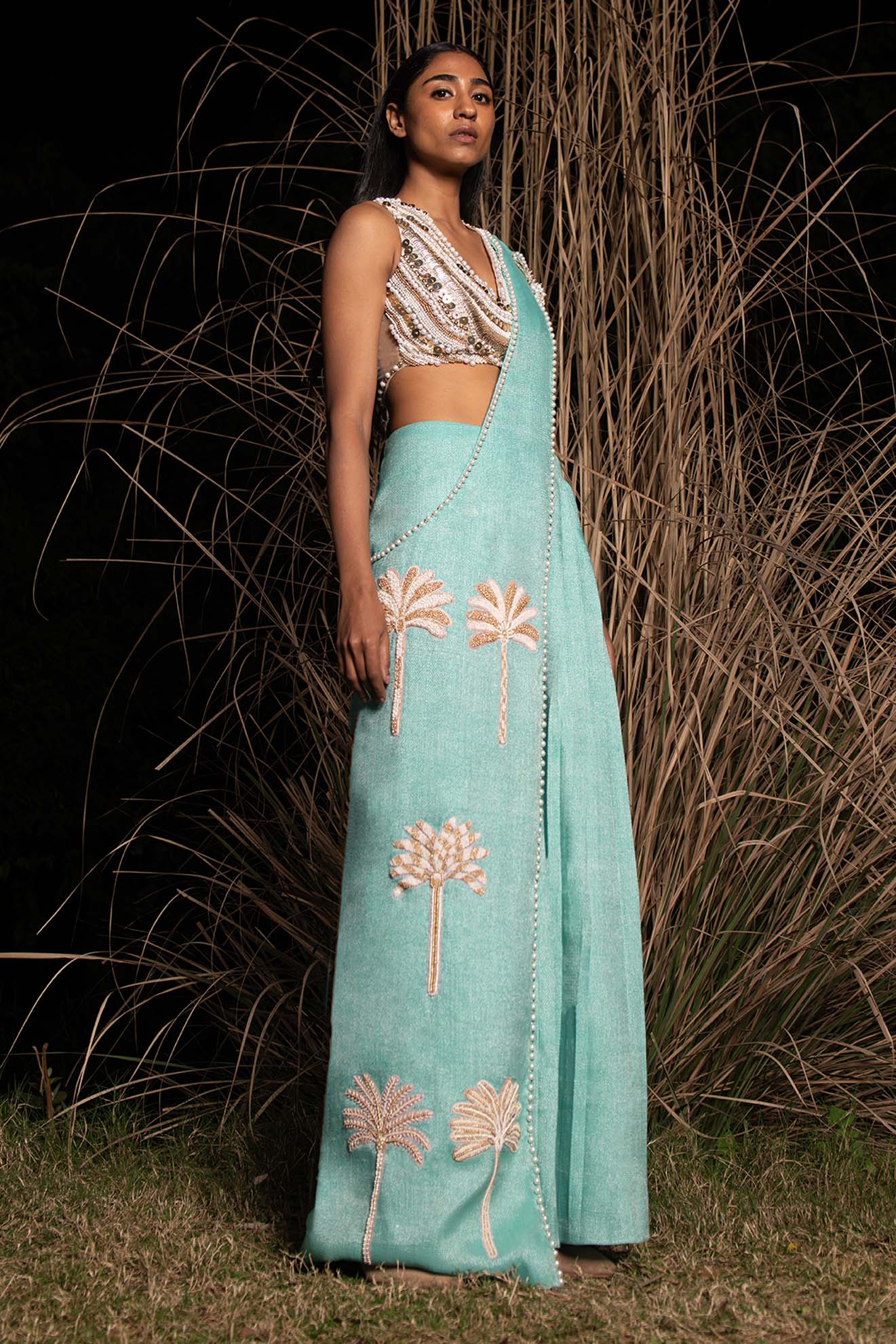 Vatika - Stitched Saree