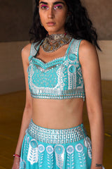 Firozi - Lehenga Set