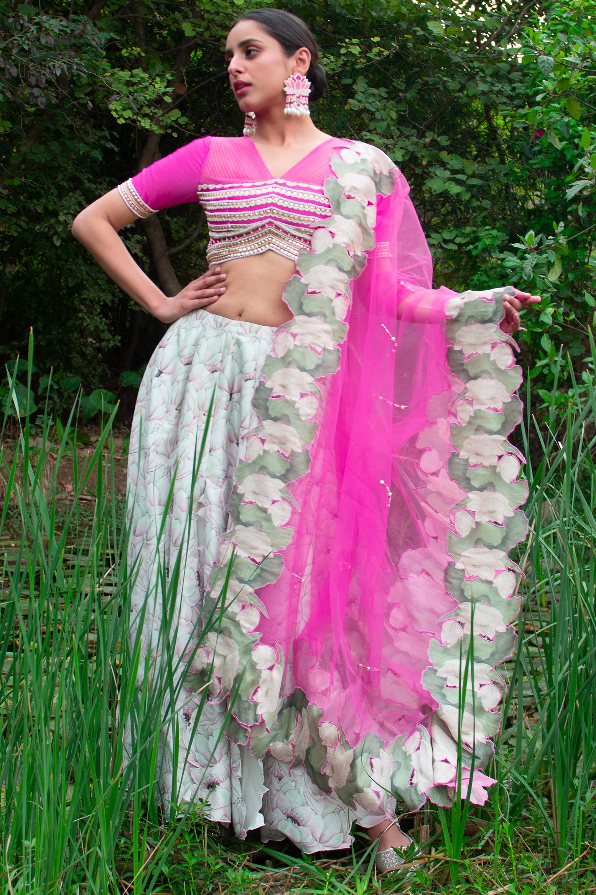 Padmaja Printed - Lehenga Set