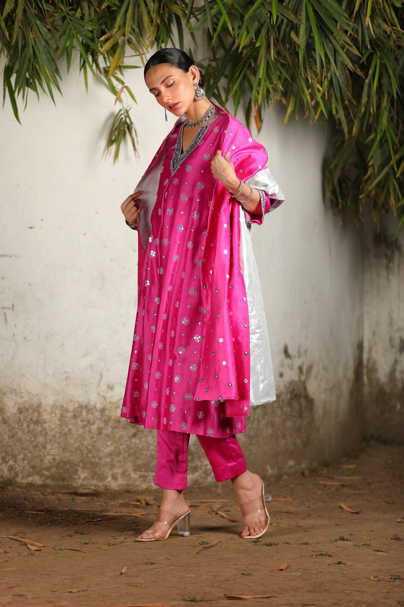 Hot Pink - Kurta Set