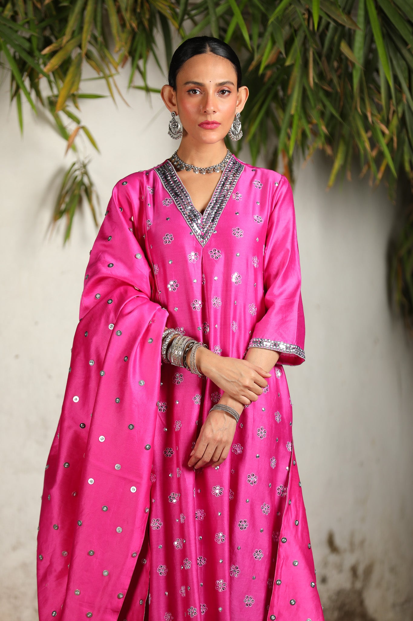Hot Pink - Kurta Set