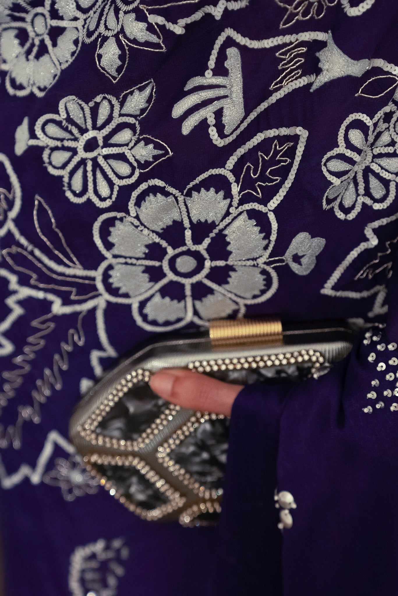 Ultraviolet - Saree Set