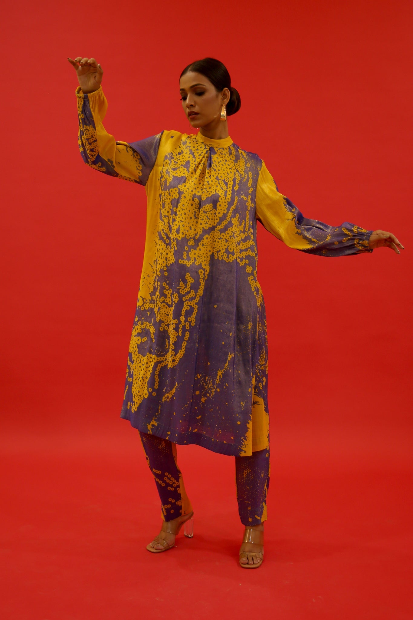 Ochre Ebru - Kurta Set