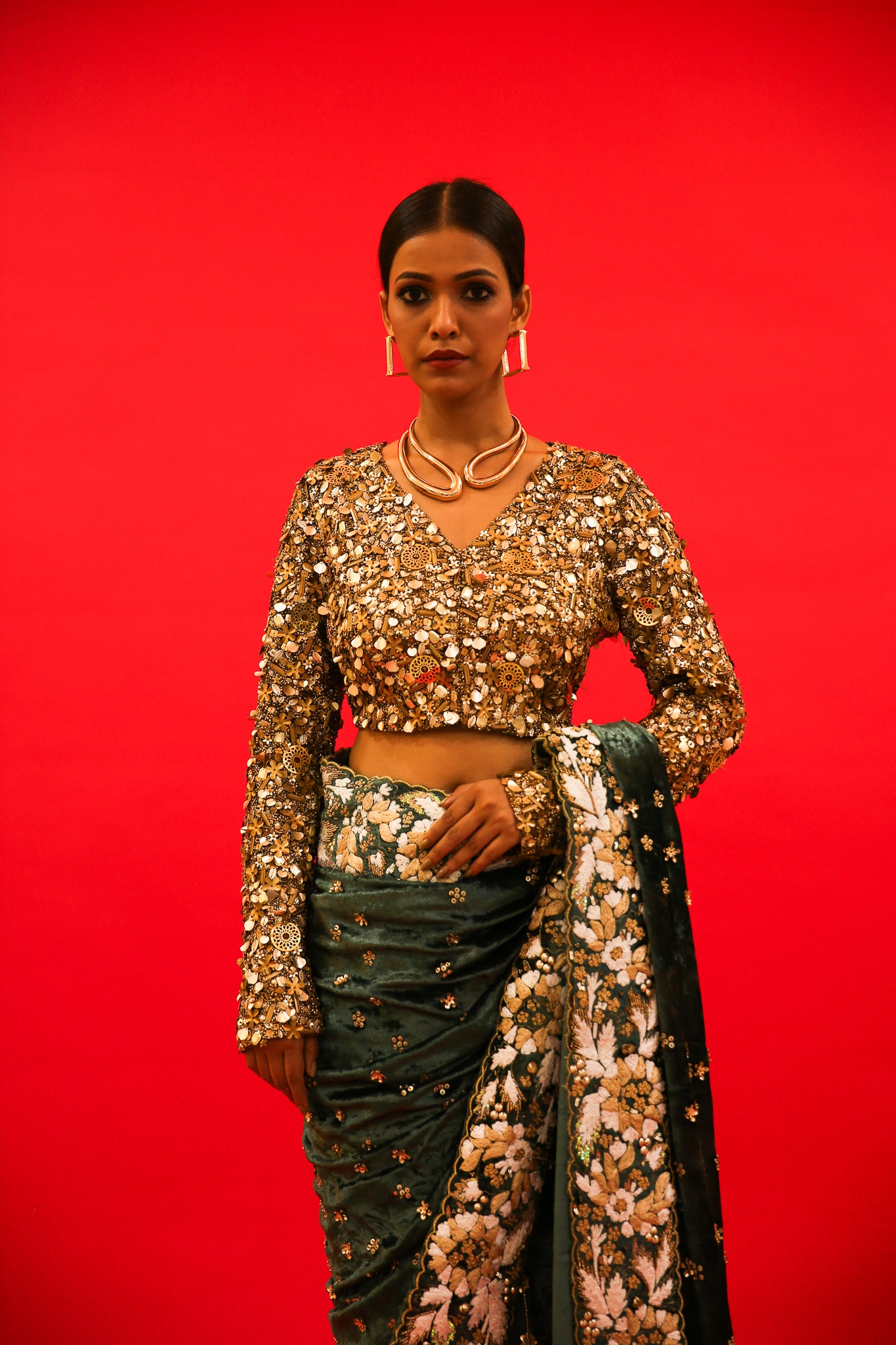 Qayanaat - Saree Set