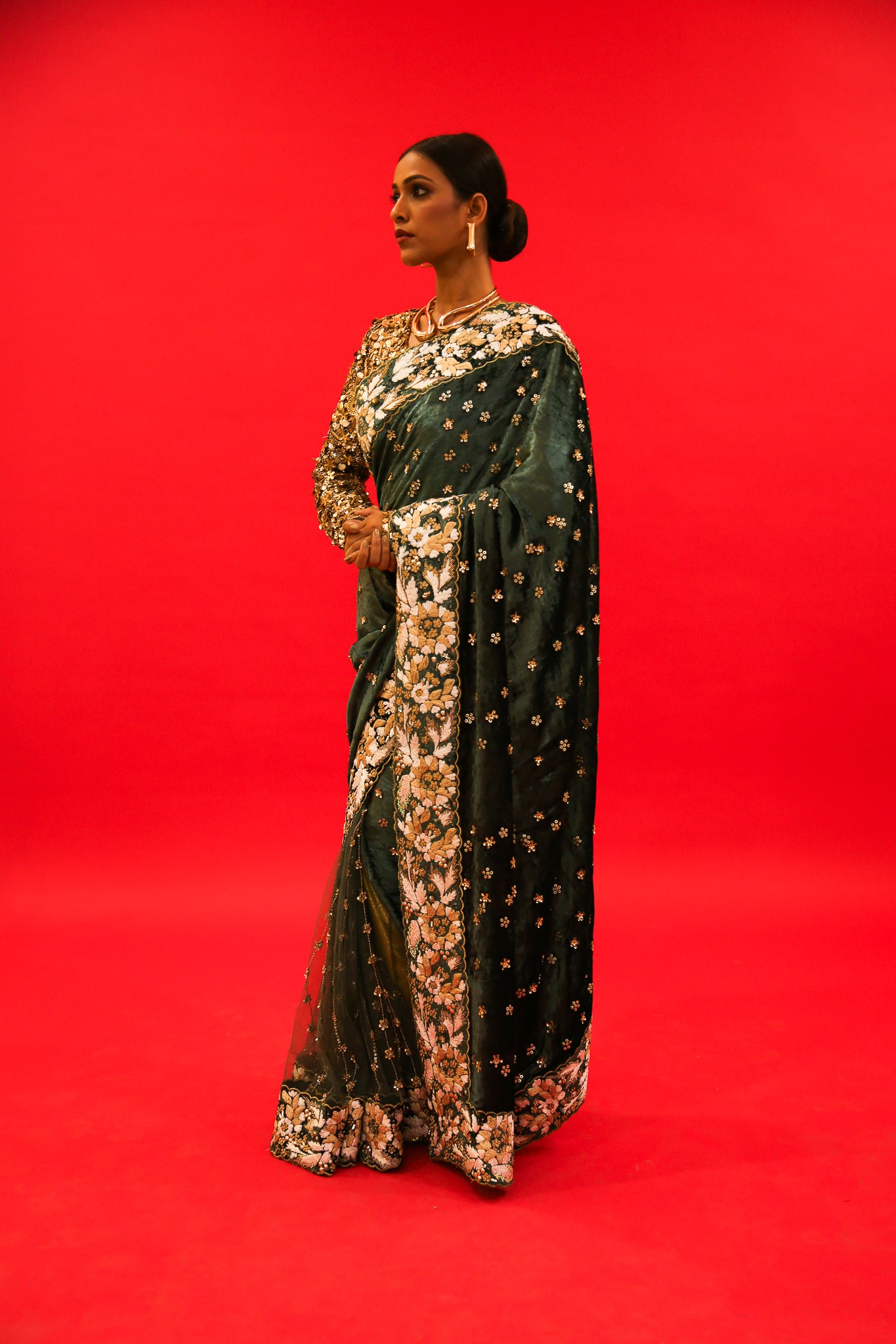 Qayanaat - Saree Set