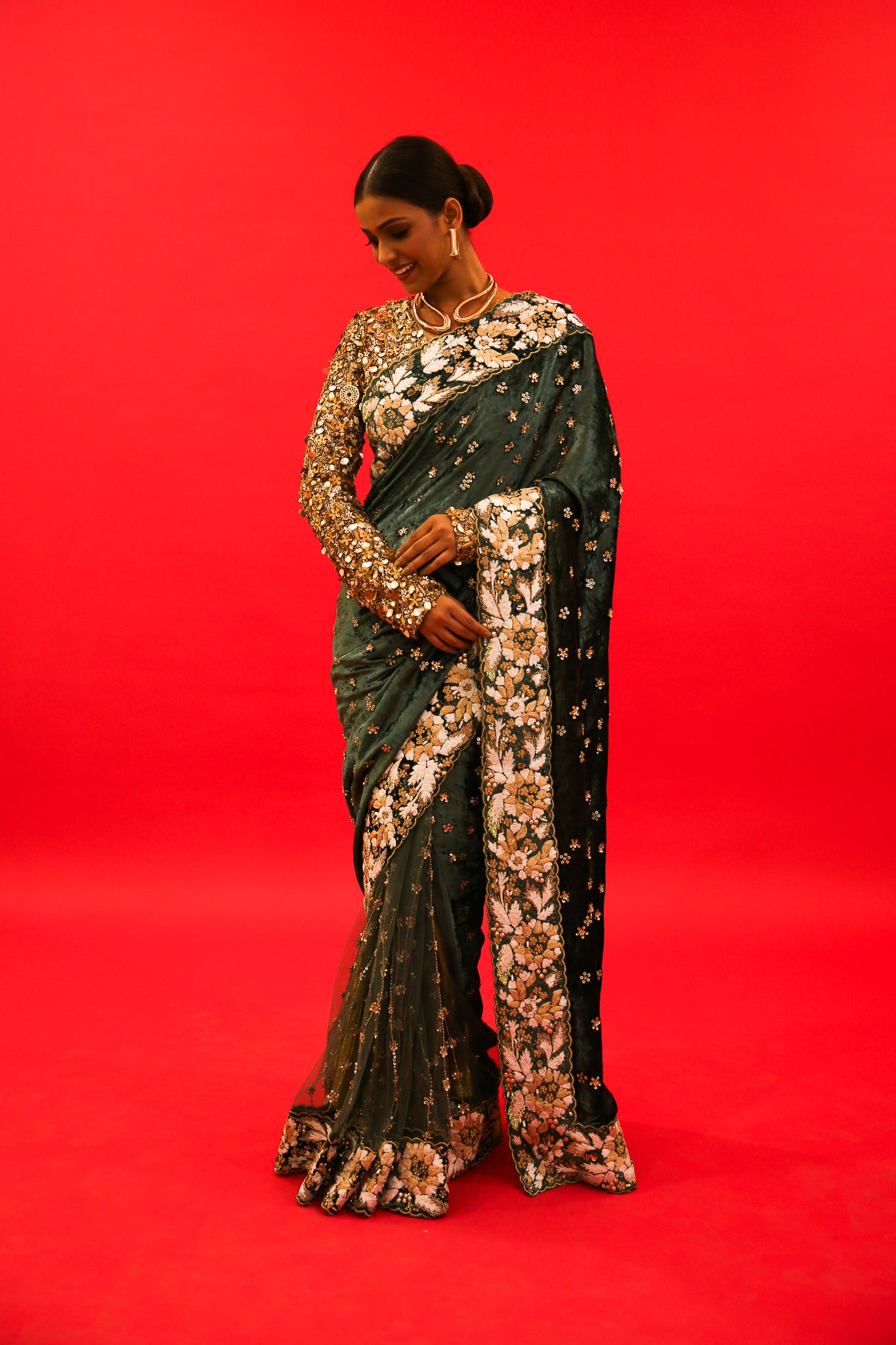 Qayanaat - Saree Set