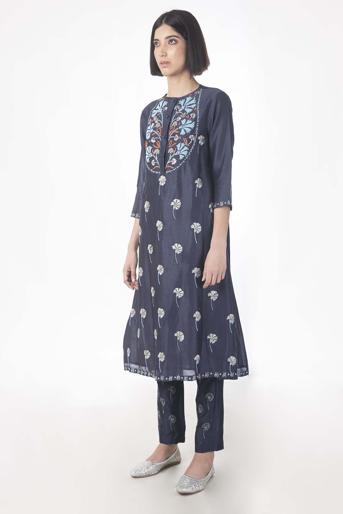 Midnight Gul - Kurta Set