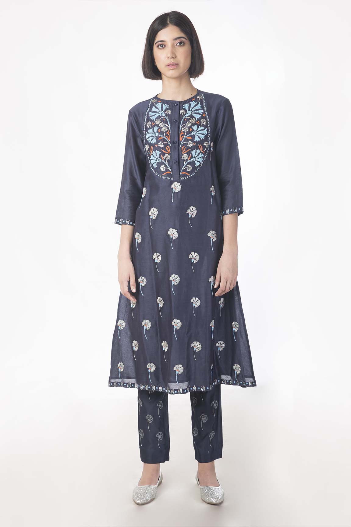 Midnight Gul - Kurta Set