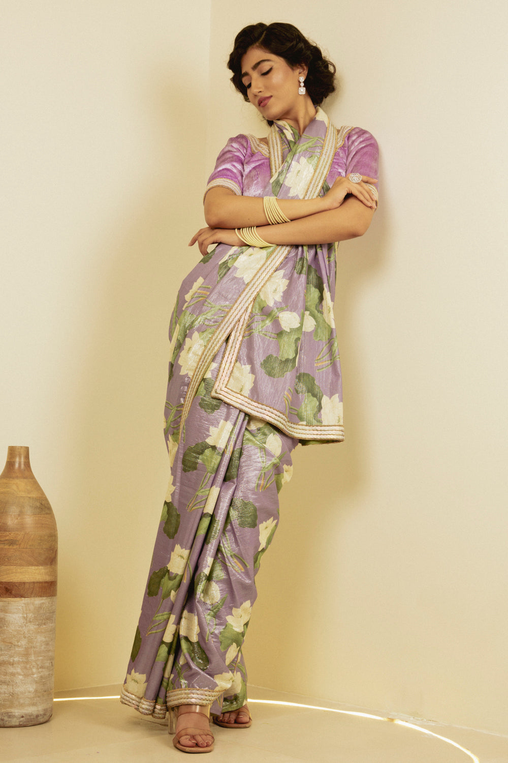 Indian Lotus - Saree Set