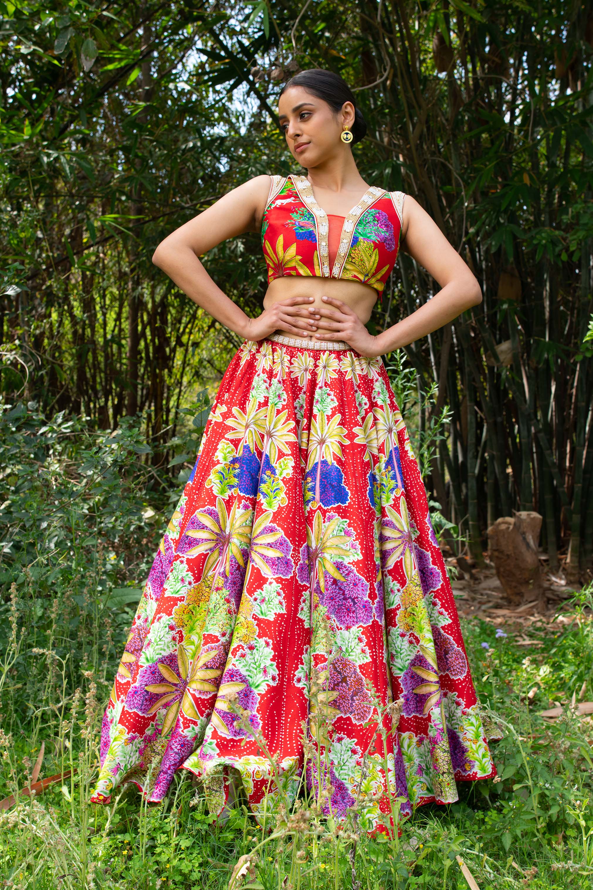 Sindoori Laal  - Lehenga Set