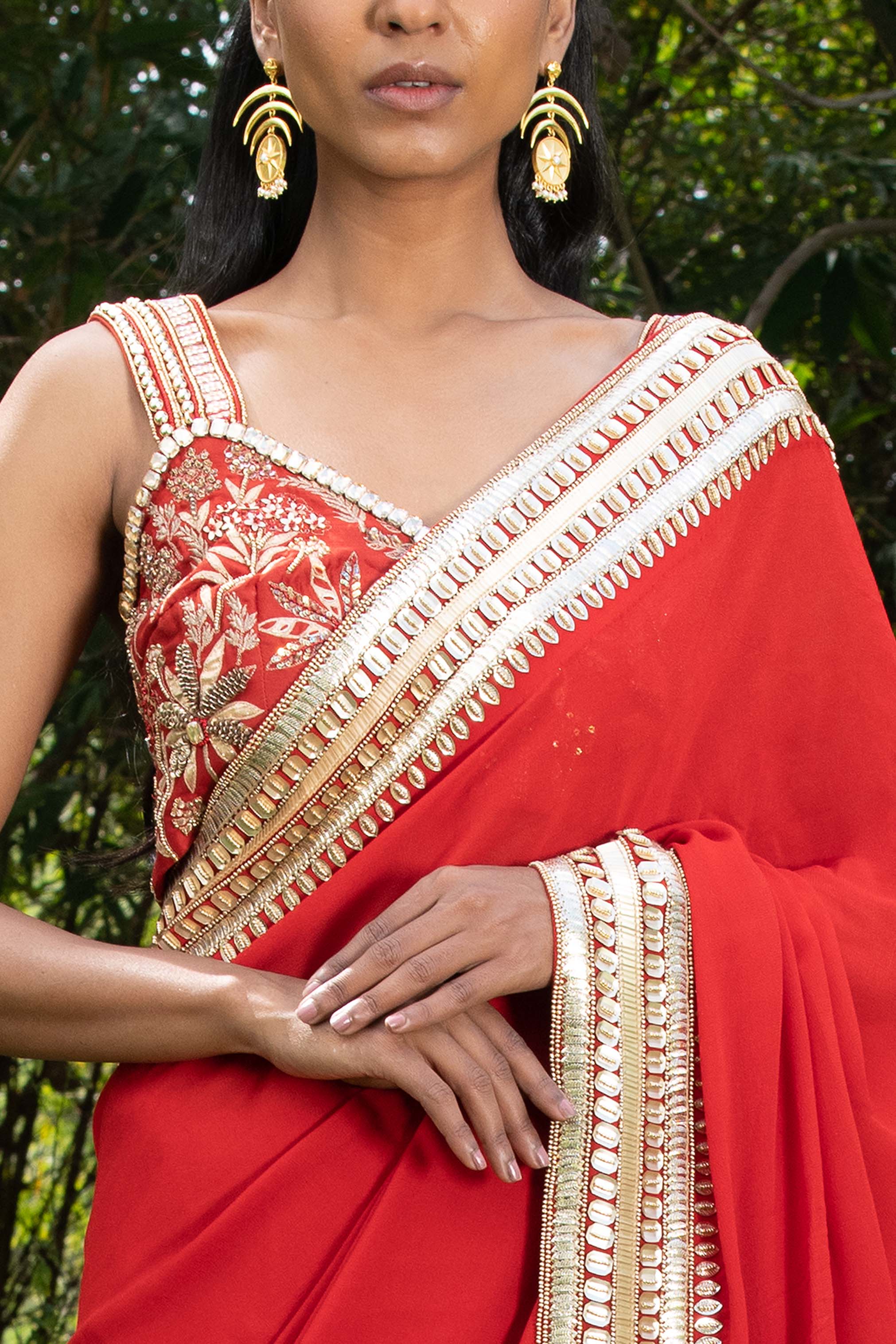 Sindoori Laal  - Saree