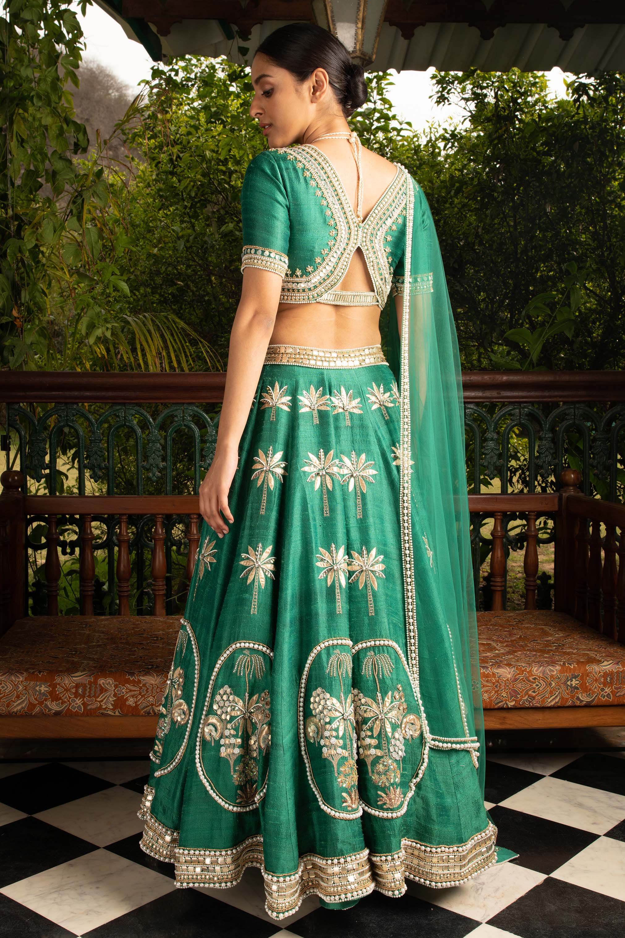 Yamuna Embroidered - Lehenga Set