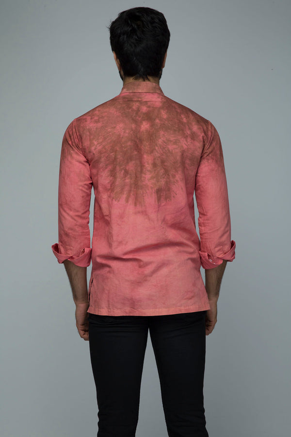 Tie and Dye Linen Shirt - sakshamneharicka.com