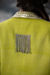 Green Indo Western Set