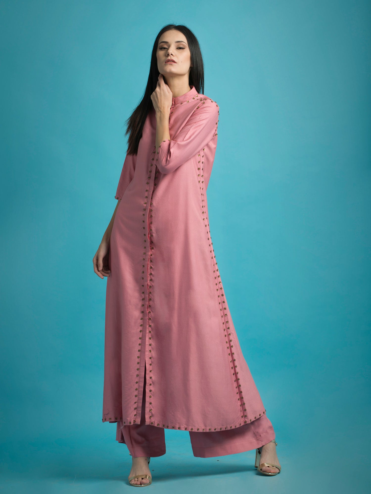 Rose Pink Kurta Set