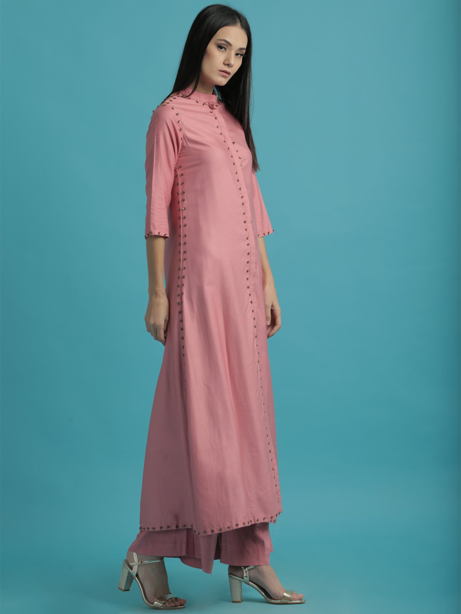 Rose Pink Kurta Set