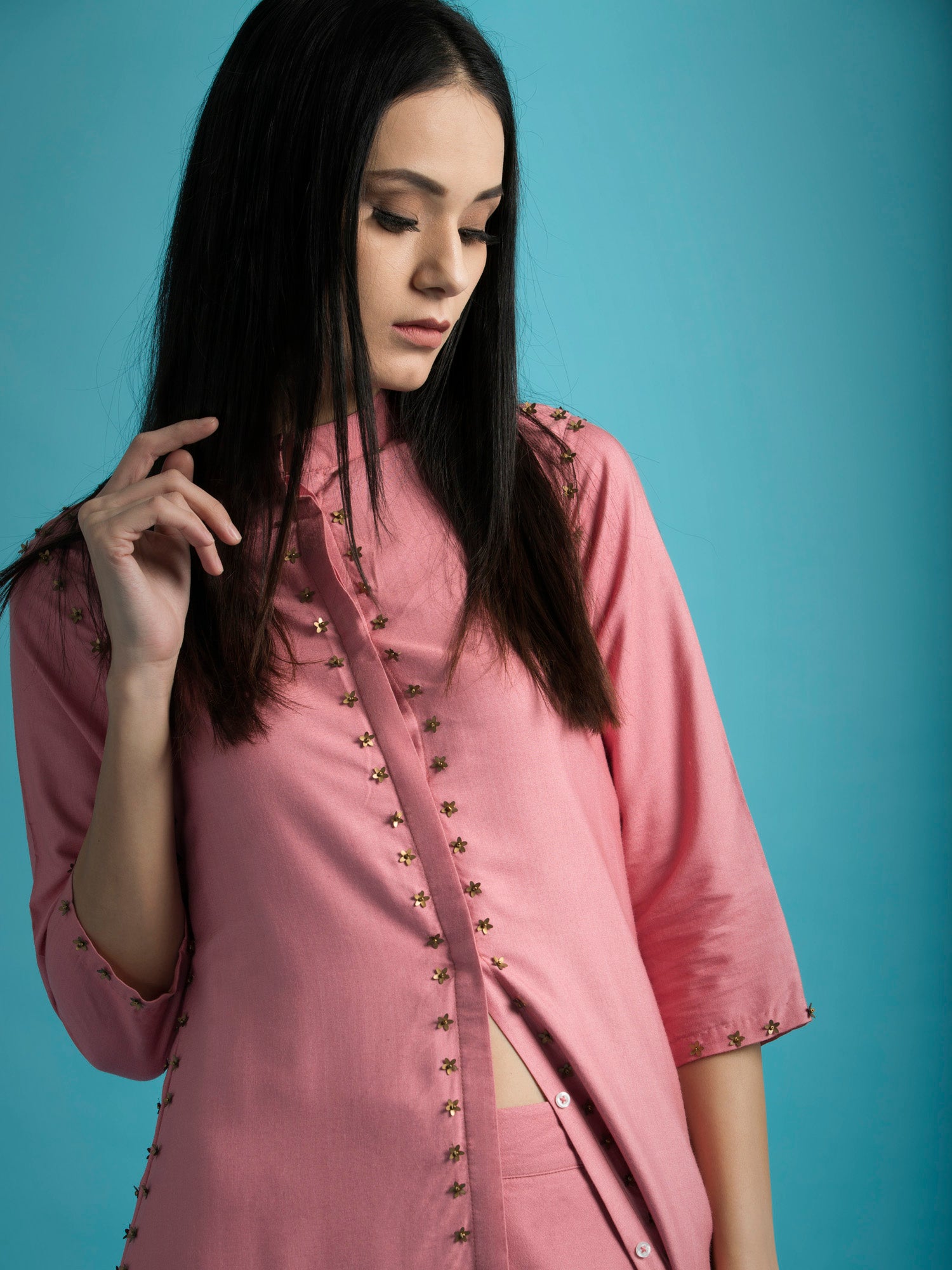 Rose Pink Kurta Set