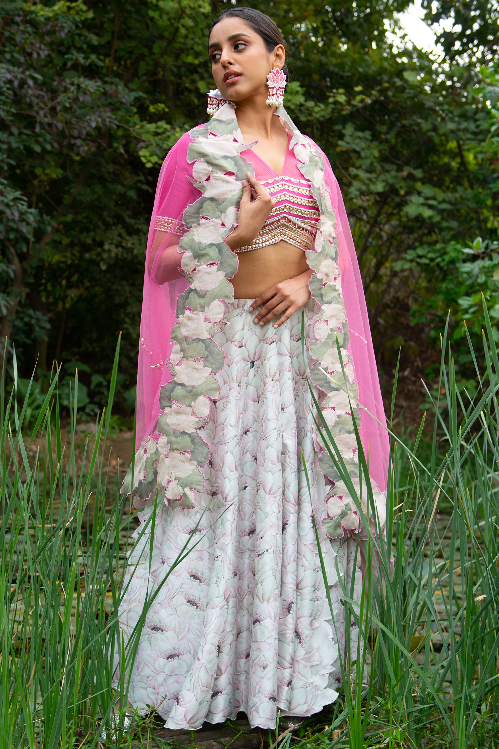 Padmaja Printed - Lehenga Set