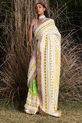 Dharaa Printed & Embroidered Saree
